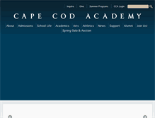 Tablet Screenshot of capecodacademy.org